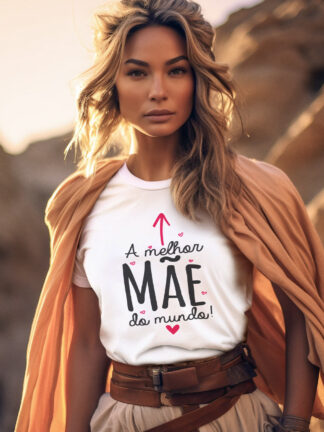 T-Shirt A Melhor Mãe do Mundo