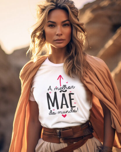 T-Shirt A Melhor Mãe do Mundo