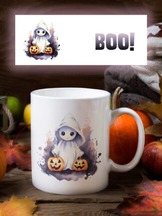 Boo - Caneca de Cerâmica