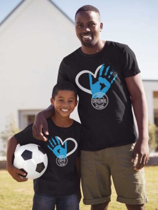 Conjunto de 2 T-shirts "Pai Original e Filho Cópia"