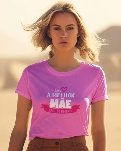 T-Shirt Este é a Melhor Mãe do Mundo