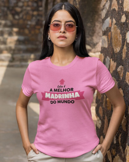 T-Shirt Esta é a melhor Madrinha do Mundo - Image 2
