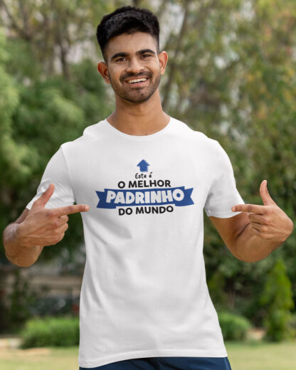 T-Shirt Este é o melhor Padrinho do Mundo