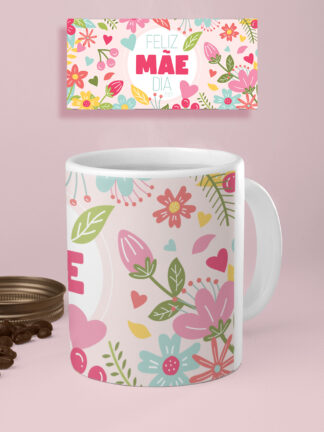 Feliz Dia da Mãe colorido
