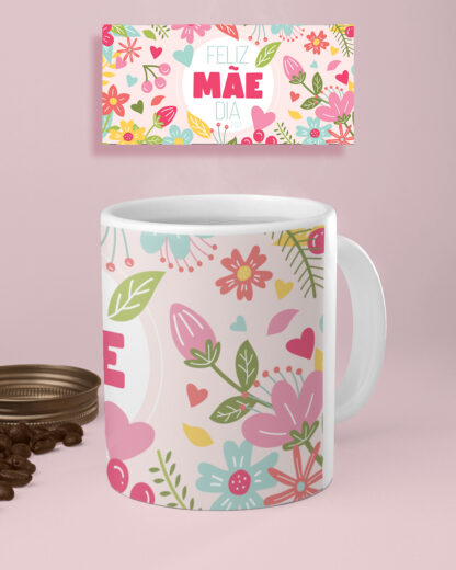 Feliz Dia da Mãe colorido
