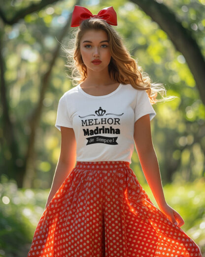 T-Shirt Melhor Madrinha de Sempre - Image 2