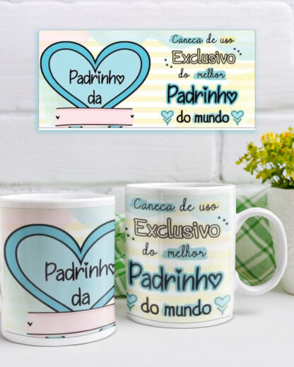 Caneca de uso exclusivo do Melhor Padrinho do Mundo