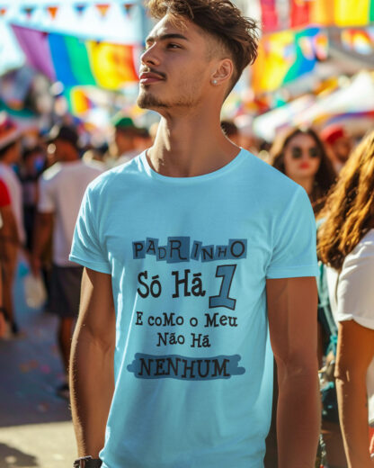 Padrinho só há 1 e como o meu nenhum - T-Shirt - Image 2