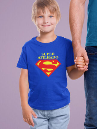 T-Shirt Super Afilhado, Super Homem