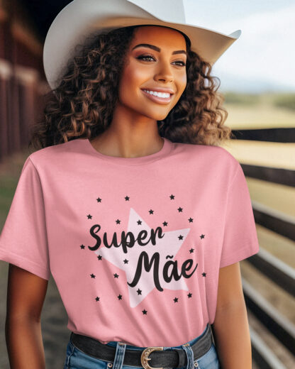 T-Shirt Super Mãe Estrela - Image 2