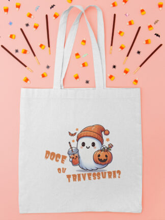 Fantasma de Doce ou Travessura - Tote bag