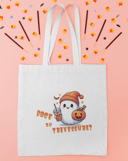 Fantasma de Doce ou Travessura - Tote bag