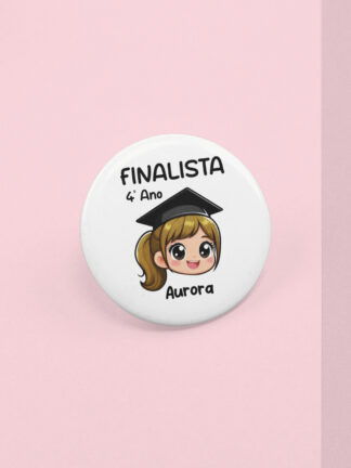 Finalista de 4º Ano Menina Loira - Crachá