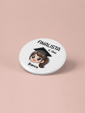 Finalista de 4º Ano Menina Morena  - Crachá