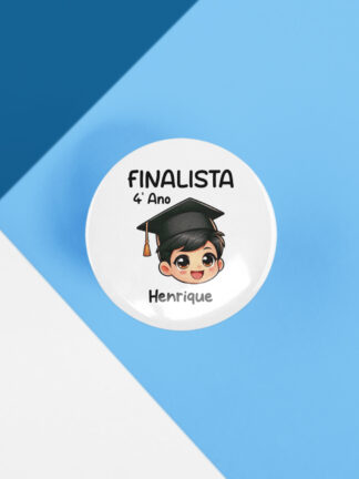 Finalista de 4º Ano Menino Moreno - Crachá