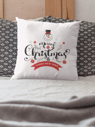 Merry Christmas and a Happy New Year- Almofada