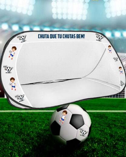 Mini Baliza e Bola de Futebol 75 cm altura