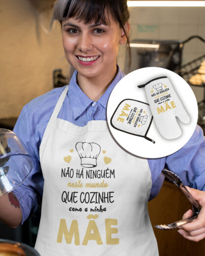Não há ninguém que cozinhe como a minha mãe - Conjunto Avental