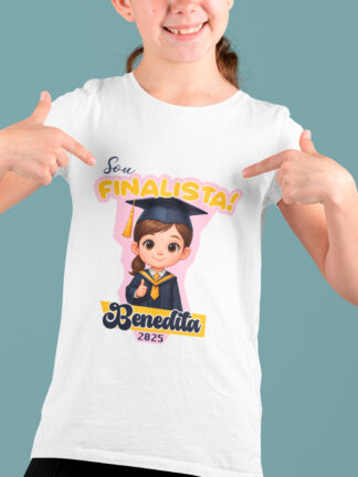 Sou finalista! Menina Morena