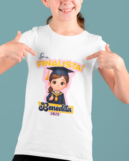 Sou finalista! Menina Morena