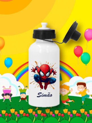 SpiderMan - Garrafa de Alumínio