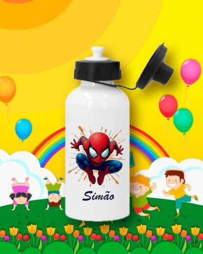 SpiderMan - Garrafa de Alumínio