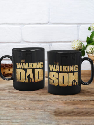 The Walking Dad e The Walking Son - Conjunto de 2 Canecas