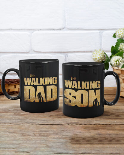 The Walking Dad e The Walking Son - Conjunto de 2 Canecas