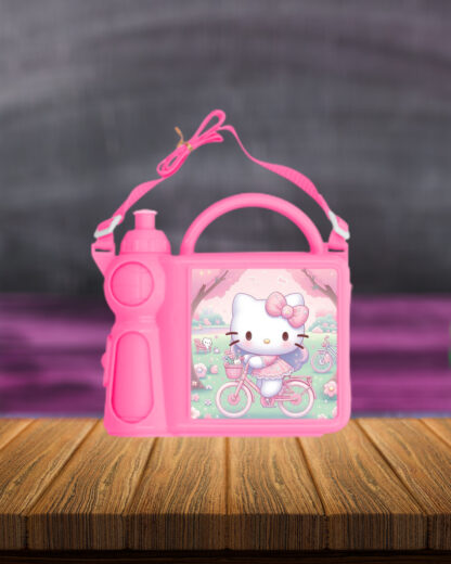 Hello Kitty - Lancheira com Garrafa de Água
