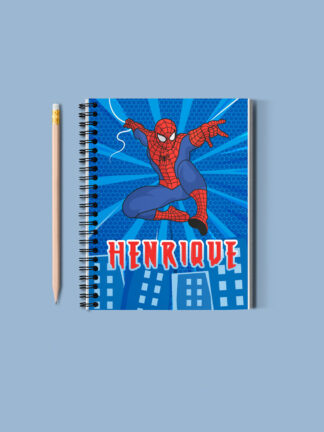 Homem Aranha - Caderno de Argolas