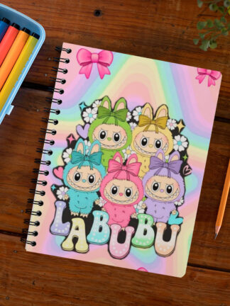 Labubu - Caderno de Argolas