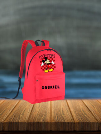 Mickey Quadrados - Mochila