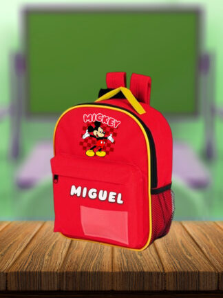 Mickey Quadrados - Mochila