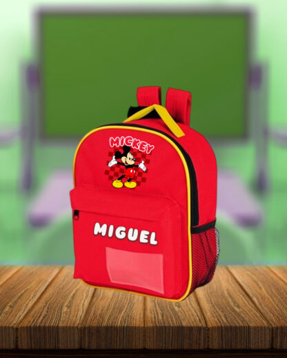 Mickey Quadrados - Mochila