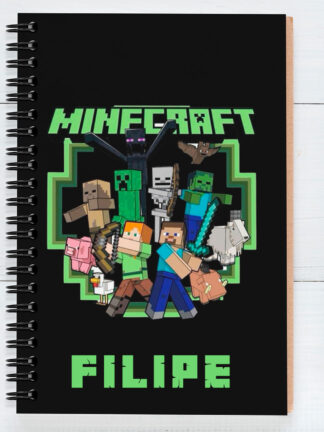 Minecraft - Caderno de Argolas