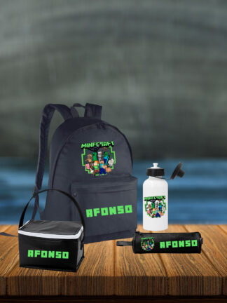 Minecraft - Conjunto Mochila