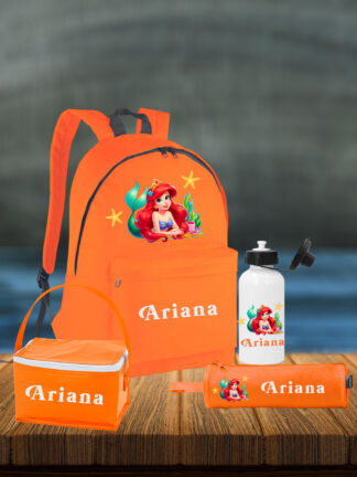 Pequena Sereia - Conjunto Mochila