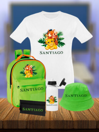 Simba e Amigos - Conjunto Mochila