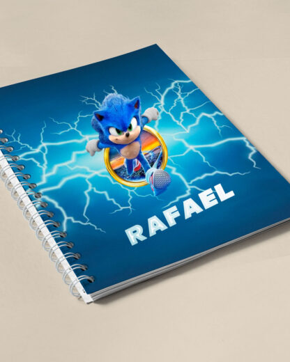 Sonic - Caderno de Argolas