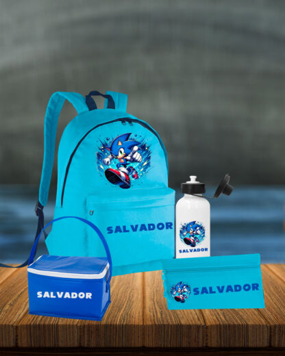 Sonic - Conjunto Mochila
