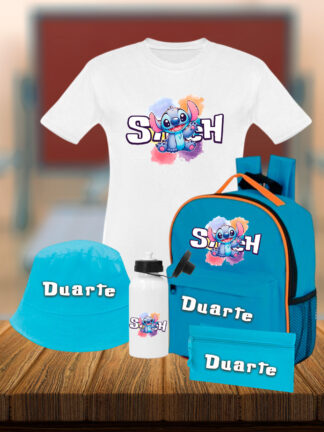 Stitch das Cores - Conjunto Mochila
