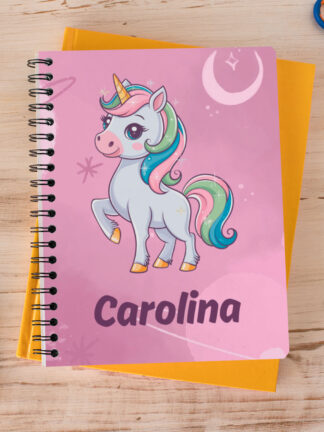 Unicórnio - Caderno de Argolas