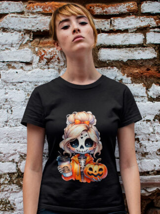 Caveira Menina - T-shirt
