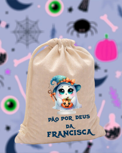 Fantasminha do chapéu - Saco de Pão por Deus