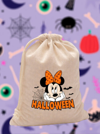 Minnie Halloween - Saco de Pão por Deus
