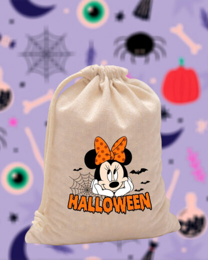 Minnie Halloween - Saco de Pão por Deus