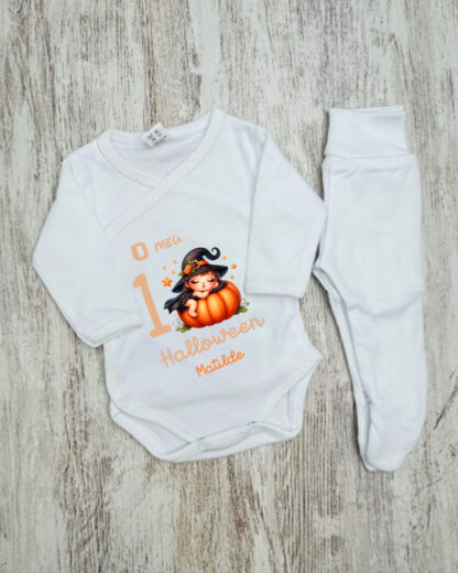 O Meu 1º Halloween Menina - Body com calças