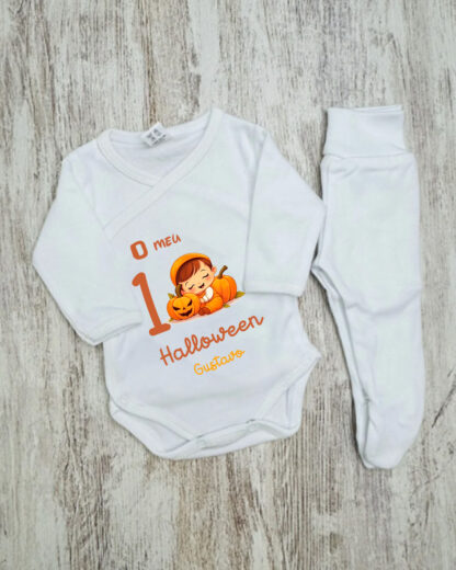 O Meu 1º Halloween Menino - Body com calças