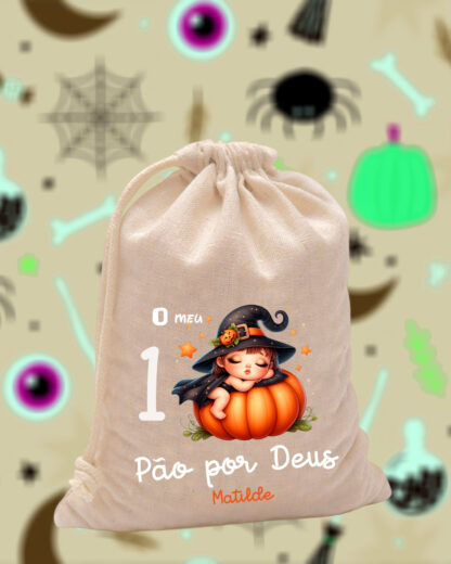 O meu 1º Pão por Deus menina - Saco de Pão por Deus