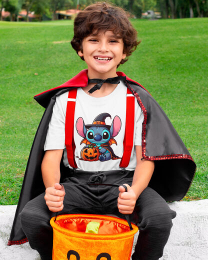 Stitch da Abóbora - T-shirt